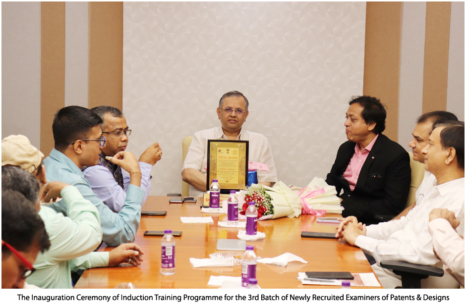  The Inauguration Ceremony of Induction Training Programme for the 3rd Batch of Newly Recruited Examiners of Patents